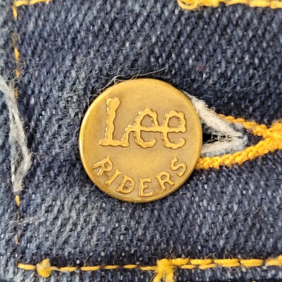Vintage 80s LEE Riders Jeans Womens 4 28x31 Talon Union USA - Picture 9 of 16